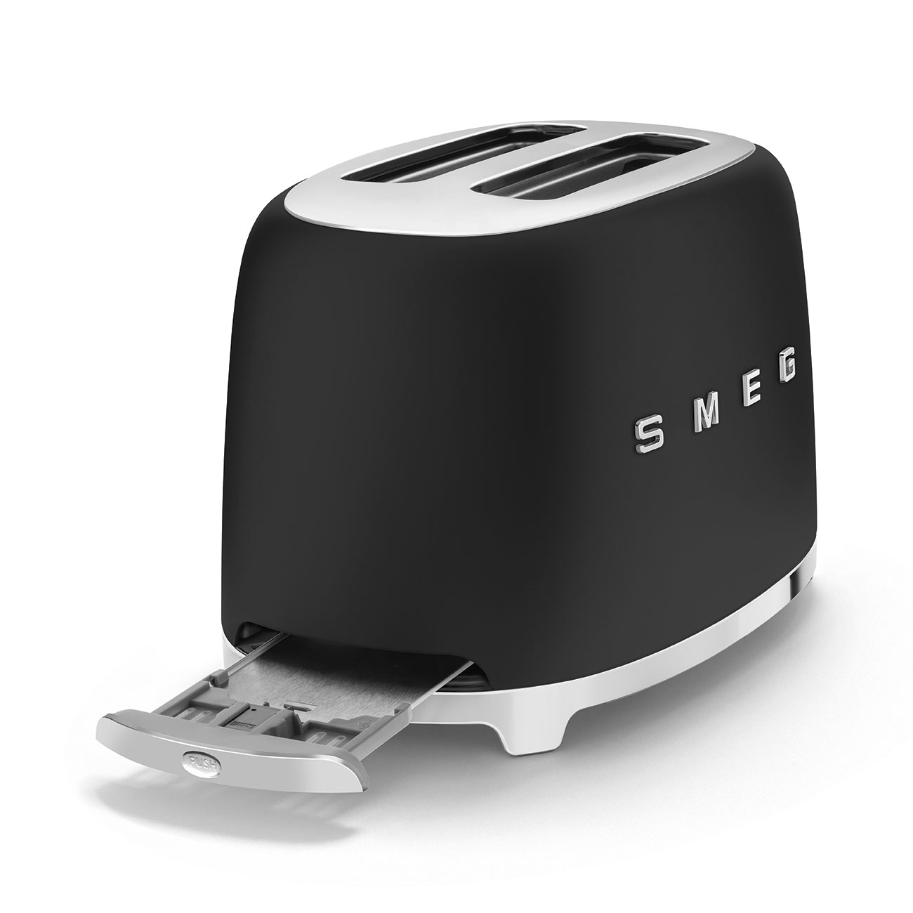 Smeg grille-pain noir mat TSF01BLMEU