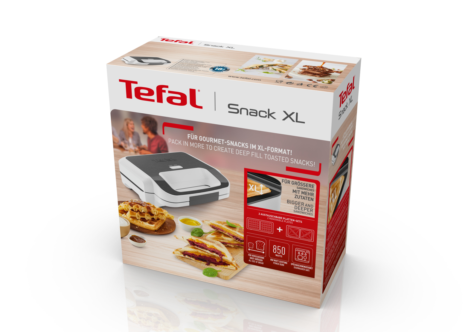 Croque/wafel TEFAL SW701110 Tefal Snack XL