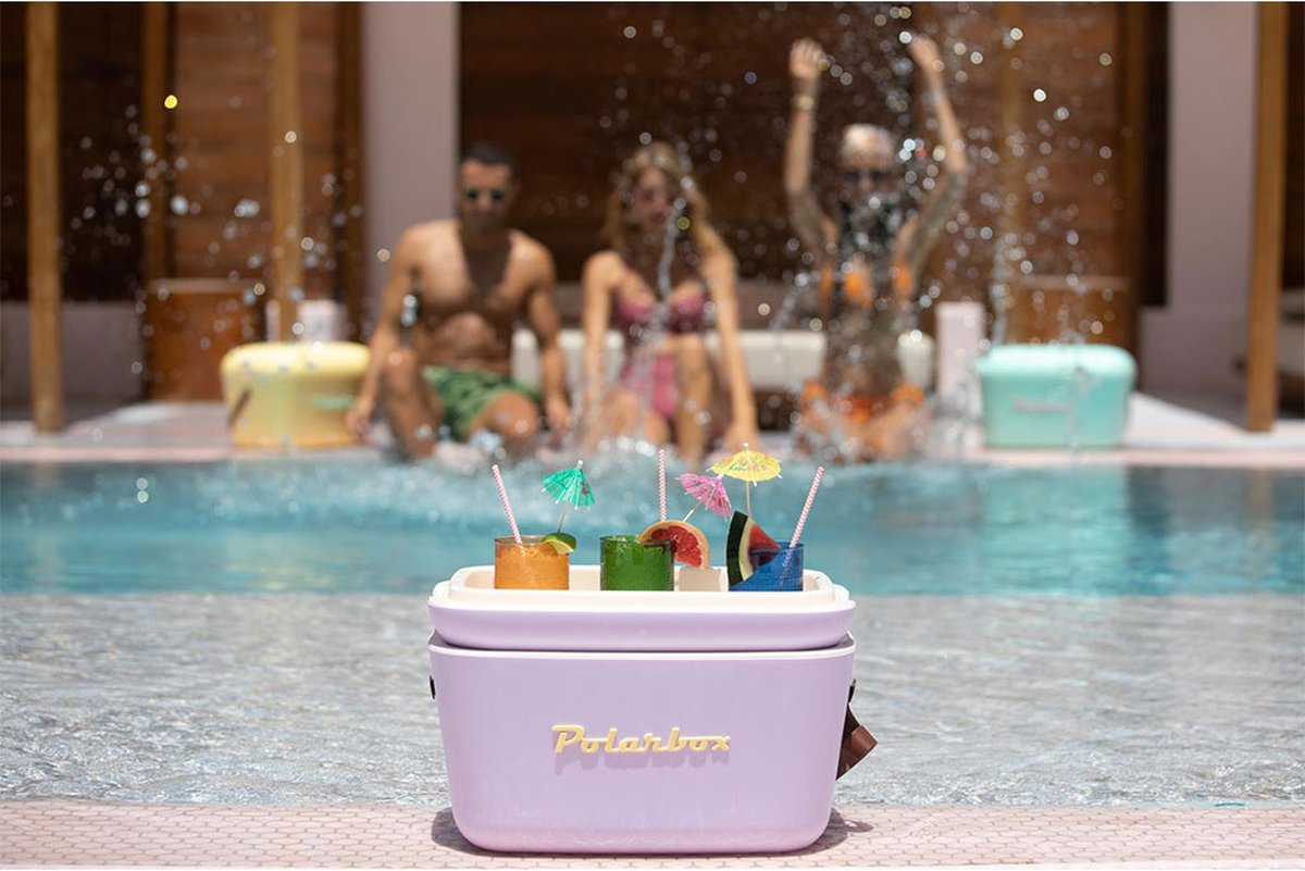 Polarbox Yellow Pop thermische houder Thermische doos 20 l Lila