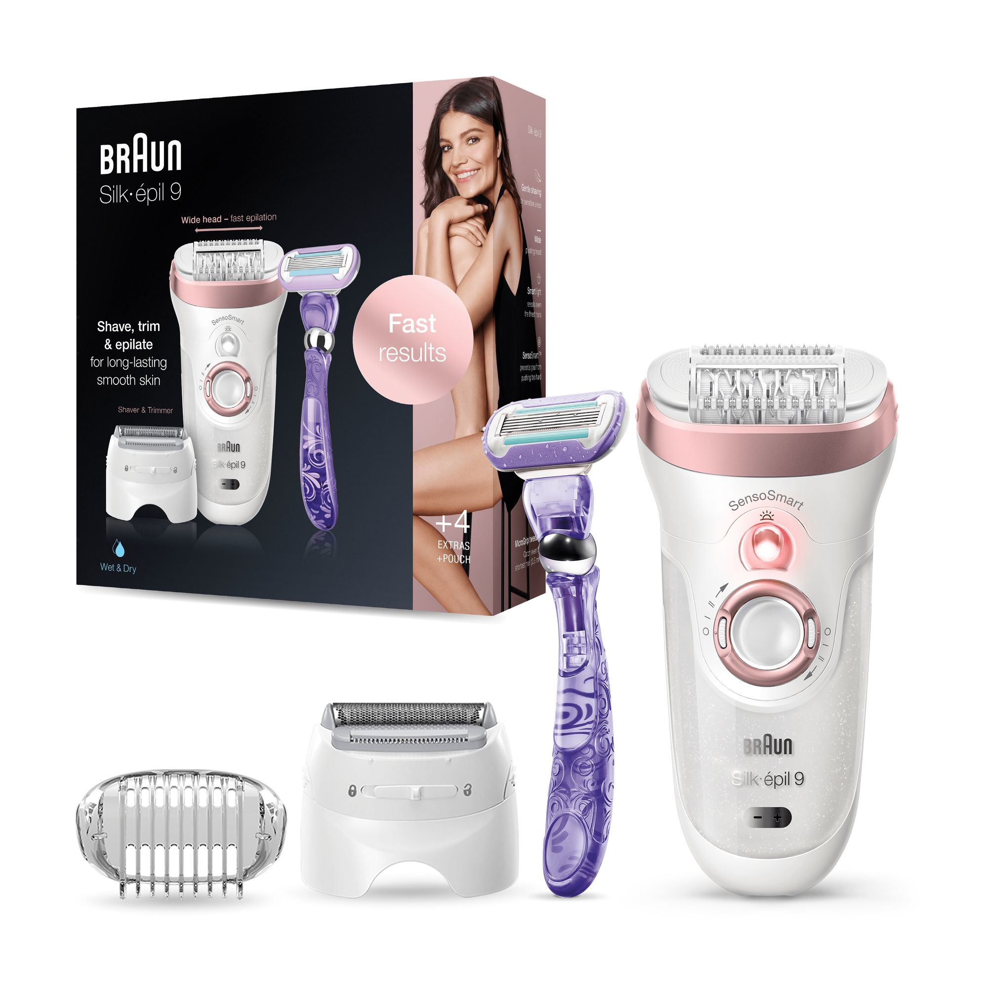 Epileerapparaat BRAUN SE9-870 Sensosmart