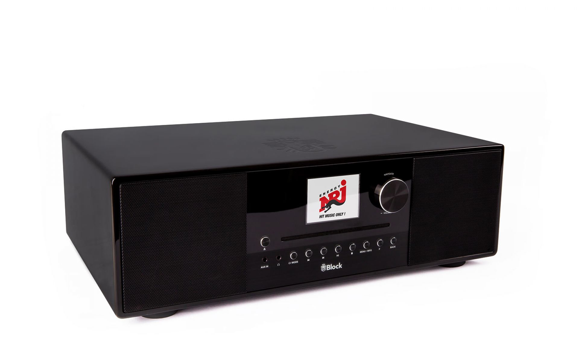 R/CD-speler Block SR-200 MKII zwart