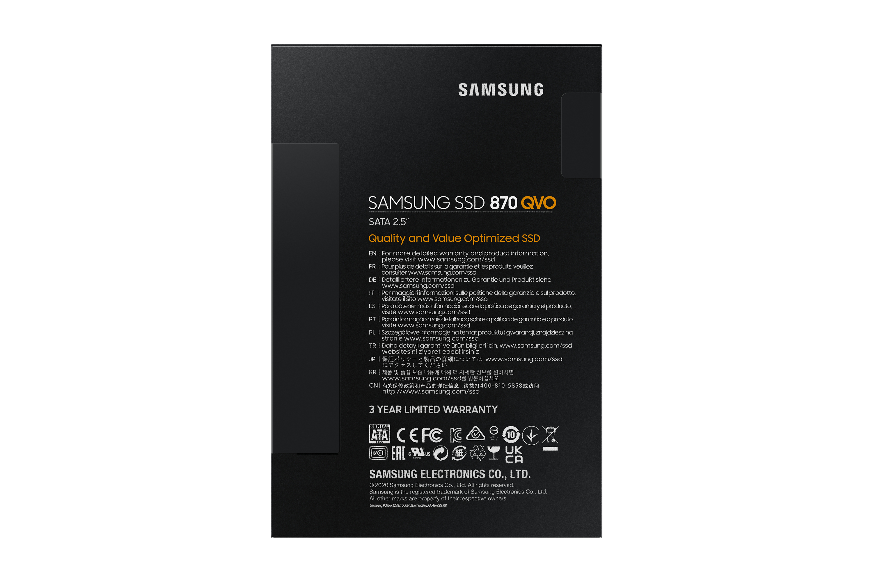 Samsung ssd 870 qvo 2,5" 1TO