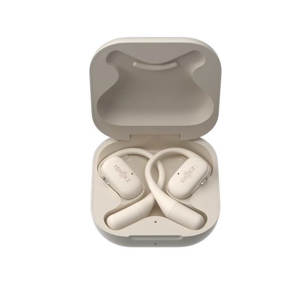 Hoofdtelefoon SHOKZ OpenFit beige