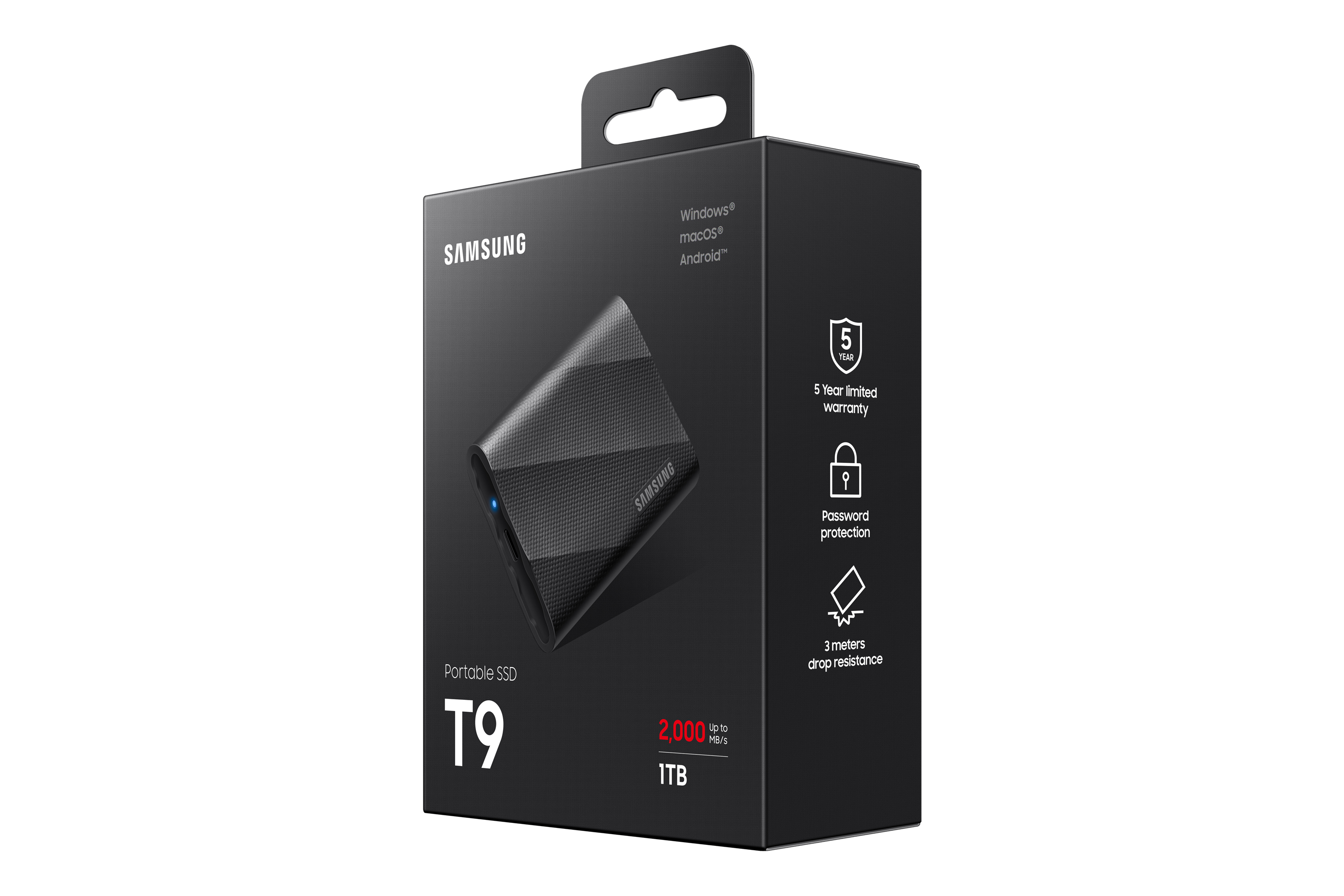 SAMSUNG T9 1TB PORTABLE SSD
