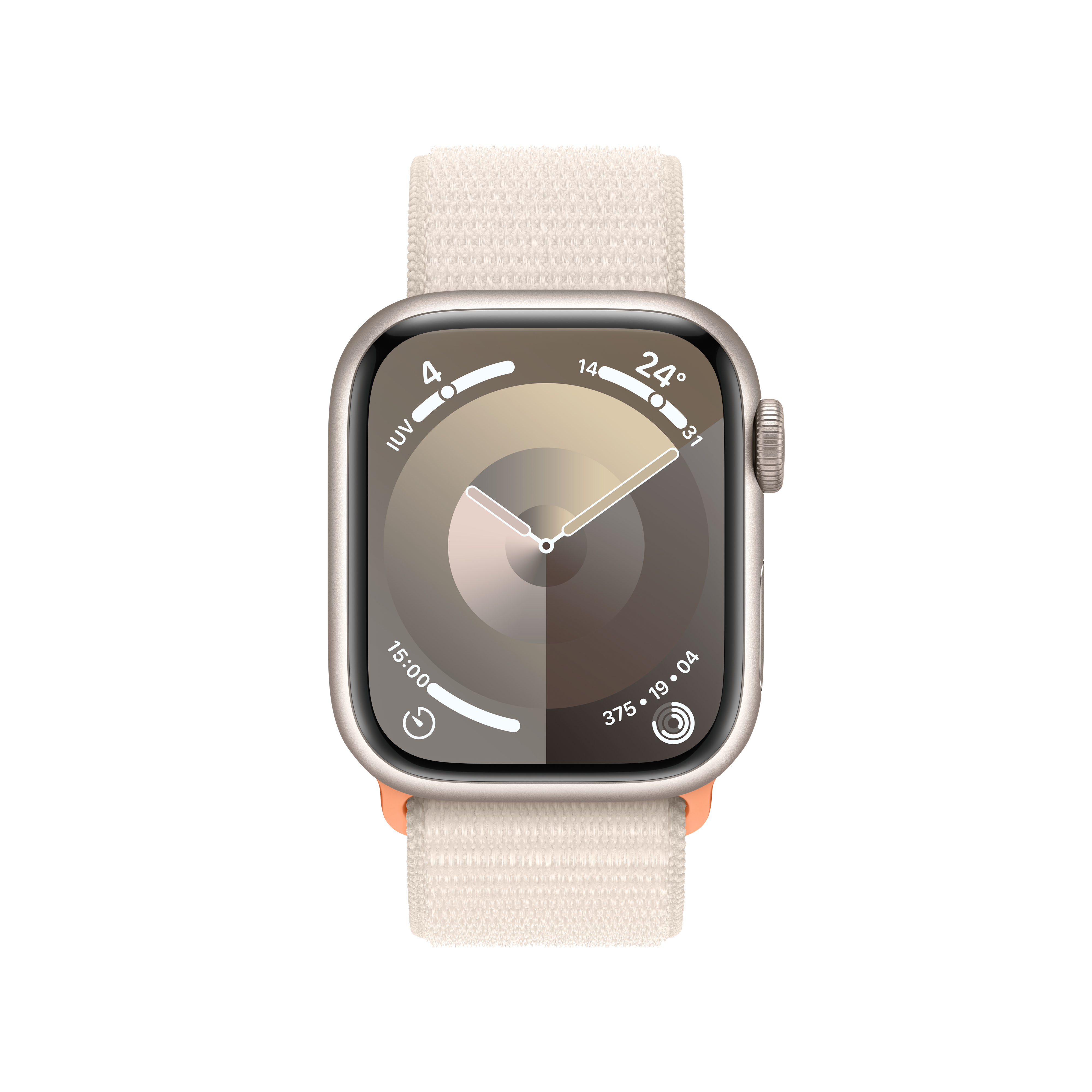Apple Watch Series 9 41 mm Numérique 352 x 430 pixels Écran tactile Beige Wifi GPS (satellite)