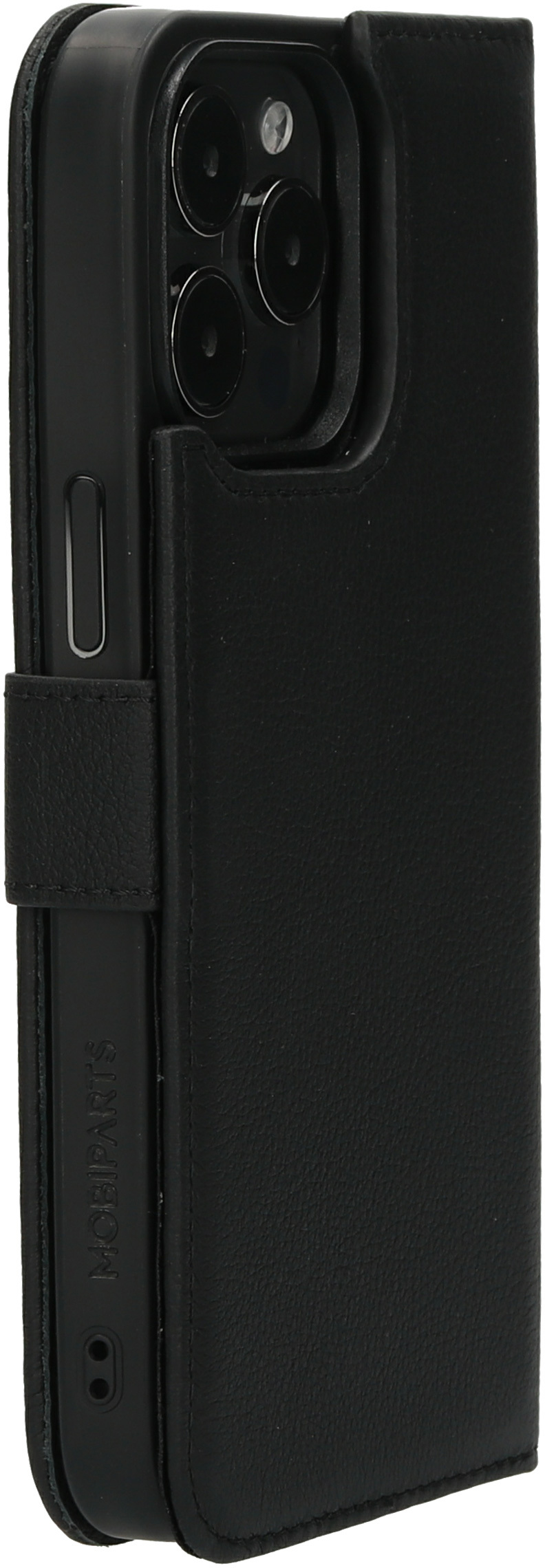 Mobiparts Leather 2 in1 Wallet Case iPhone 15 Pro Max Black