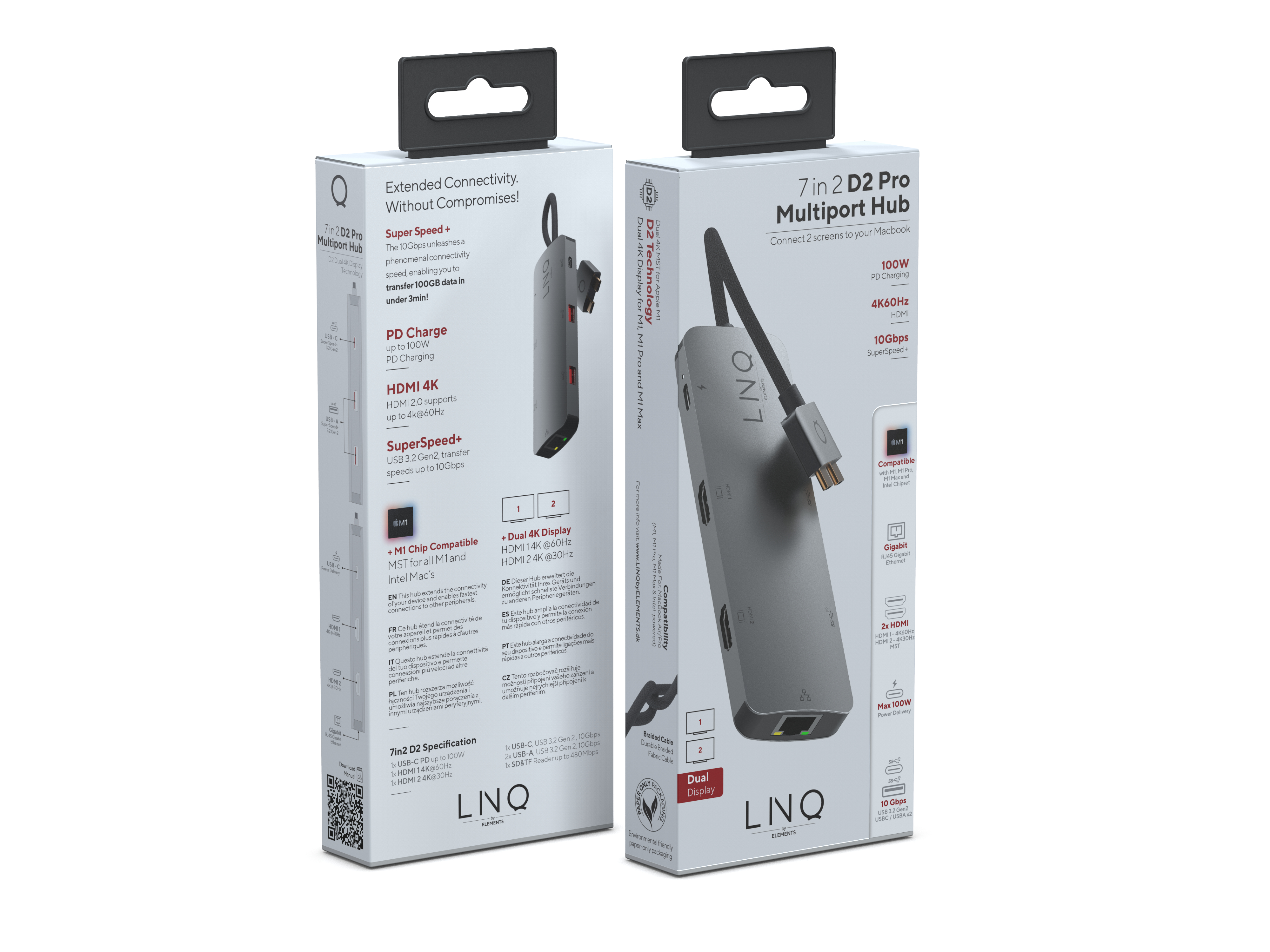 Linq 7 in 2 D2 Pro Multiport Hub