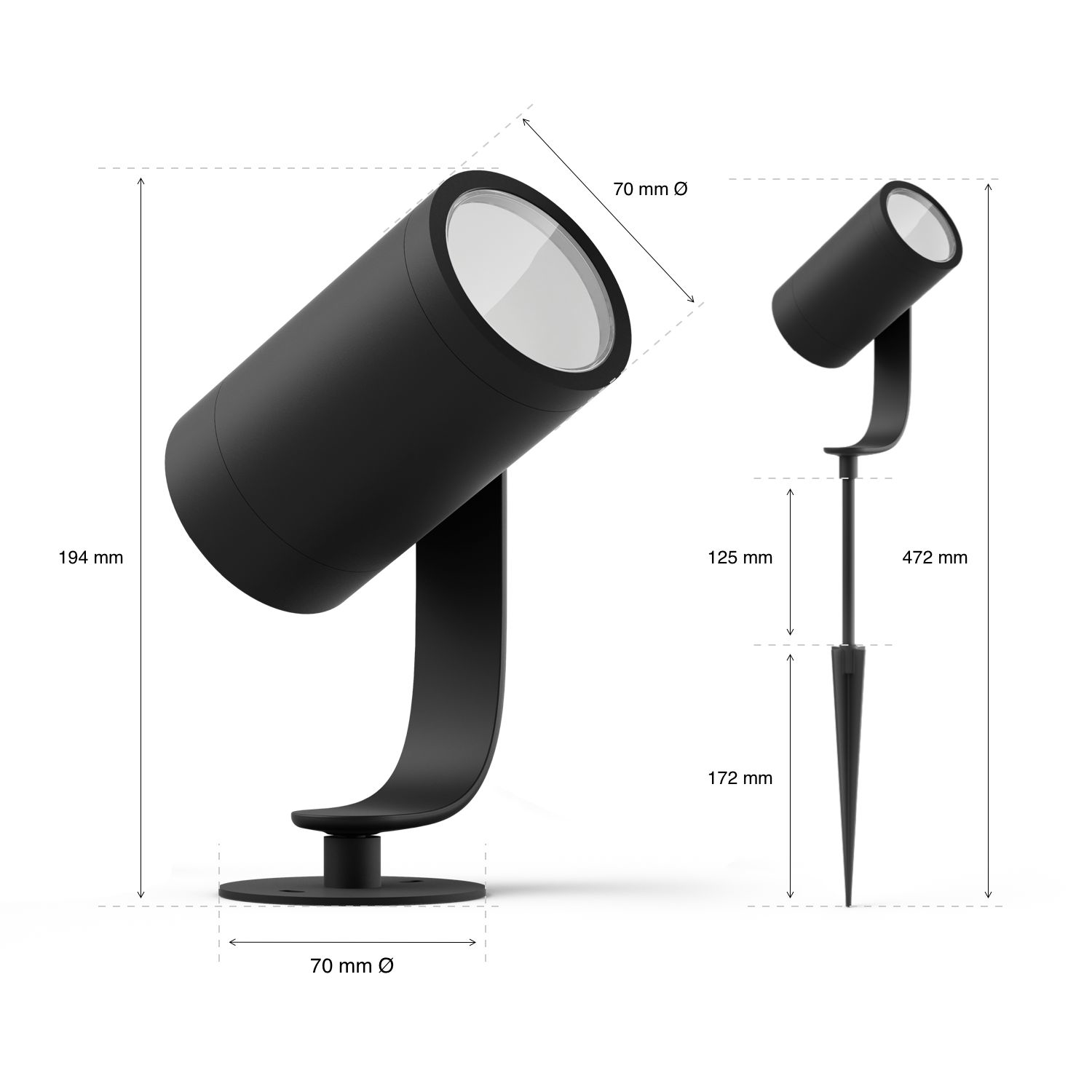 Outdoor PHILIPS HUE Lily Spot (Uitbreiding)