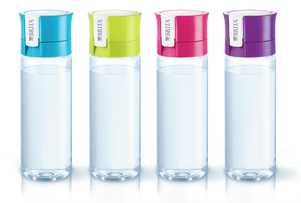 Brita Fill&Go Bottle Filtr Lime Waterfiltratiefles Limoen, Transparant