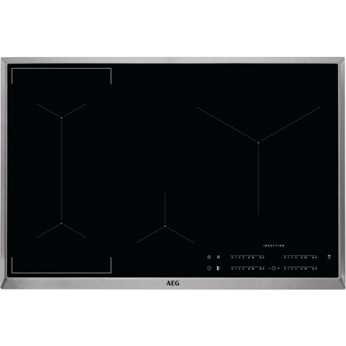 AEG IKE84441XB Noir Intégré Plaque avec zone à induction 4 zone(s)