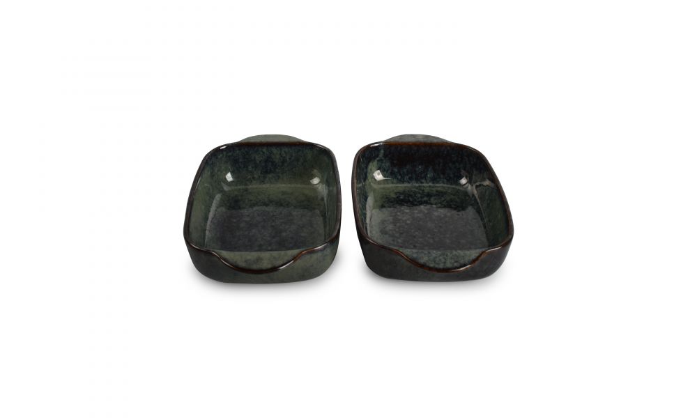 Ovenschaal S&P 850617 Meridian 19,5x16,5x6cm groen/blauw