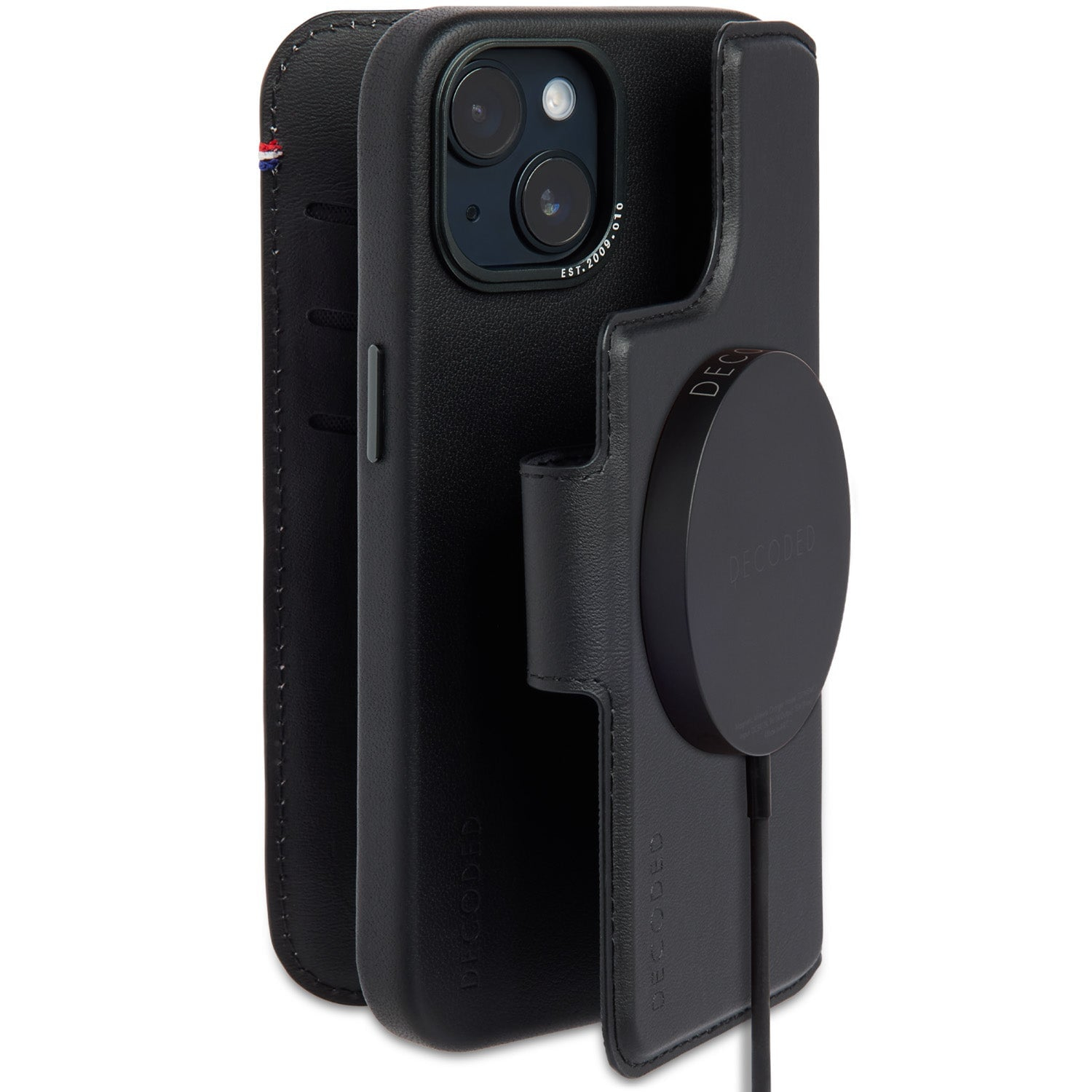 Tas DECODED Modu Wallet Black iPhone 12/Pro 13 & 14 Black