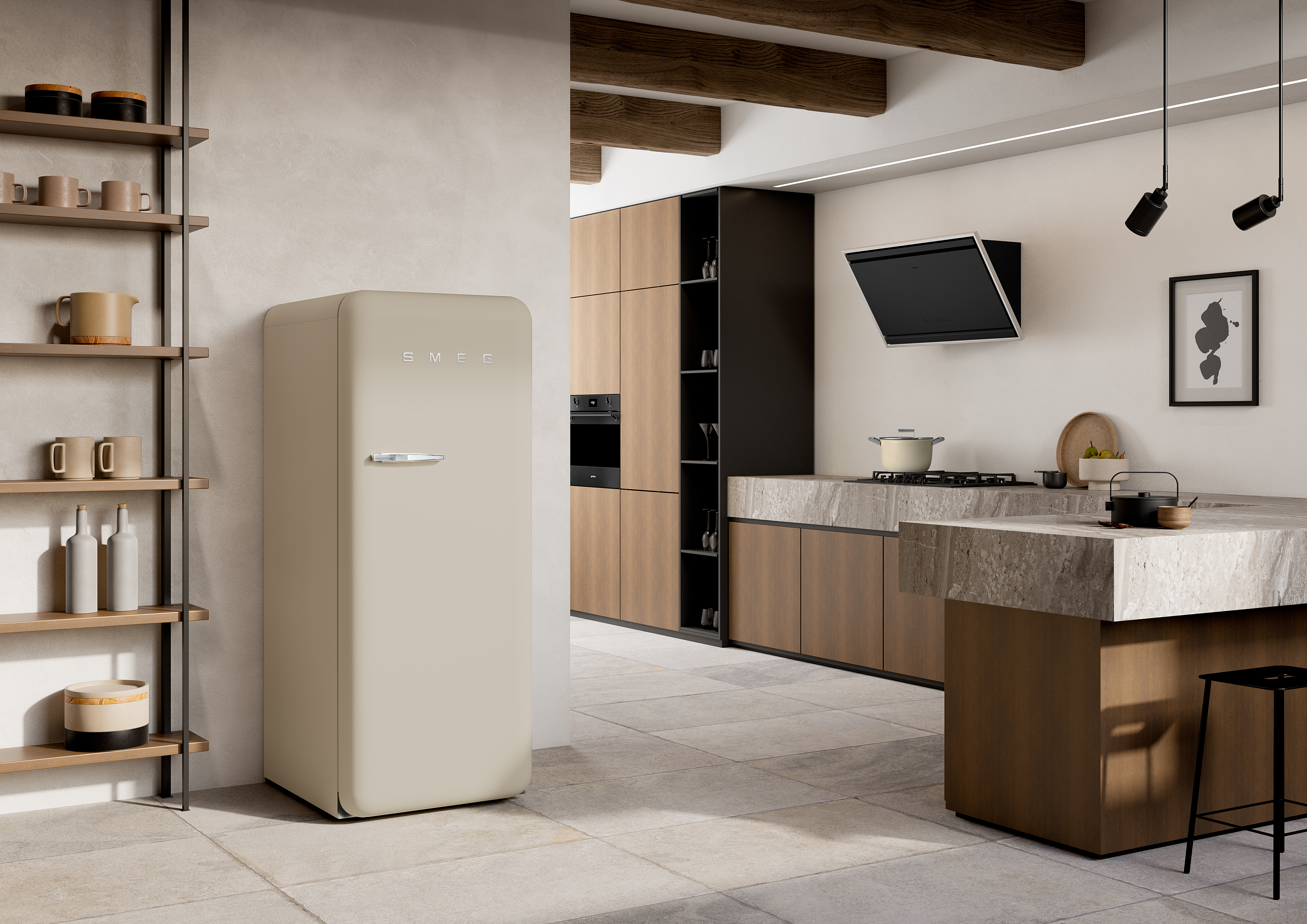 SMEG FRIGO 50' FAB28RDPP5