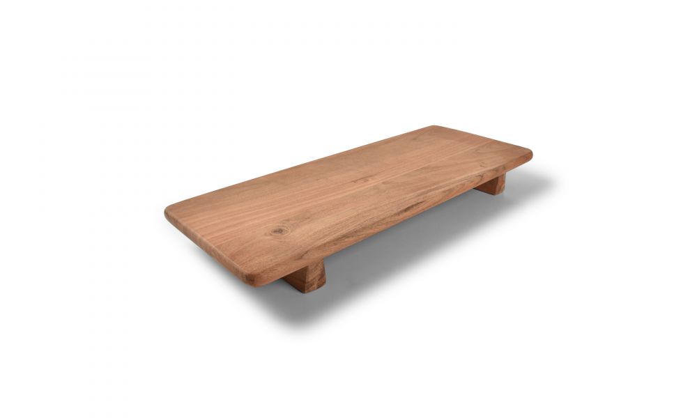 Serveerplank SPCollection 805035 hout met voet 50x20cm
