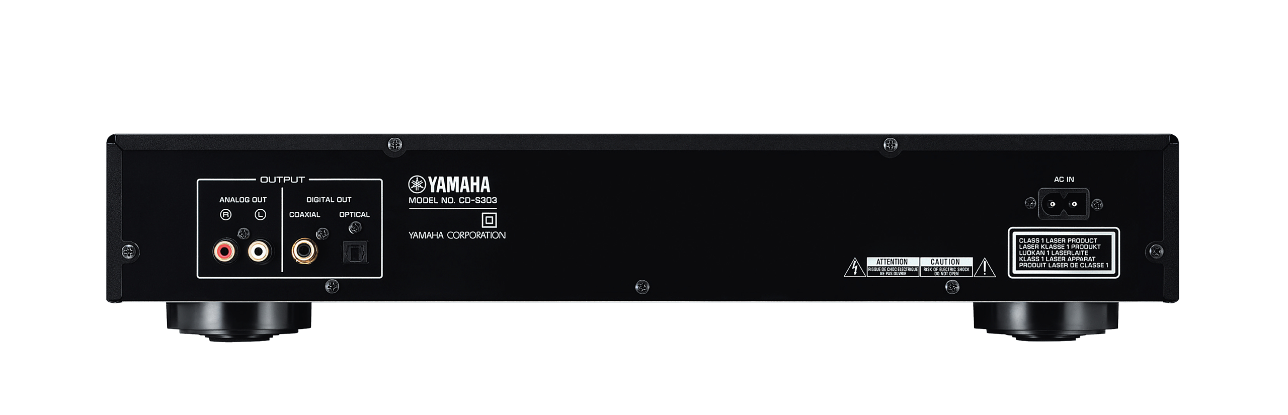 CD-speler Yamaha CD-S303 zwart