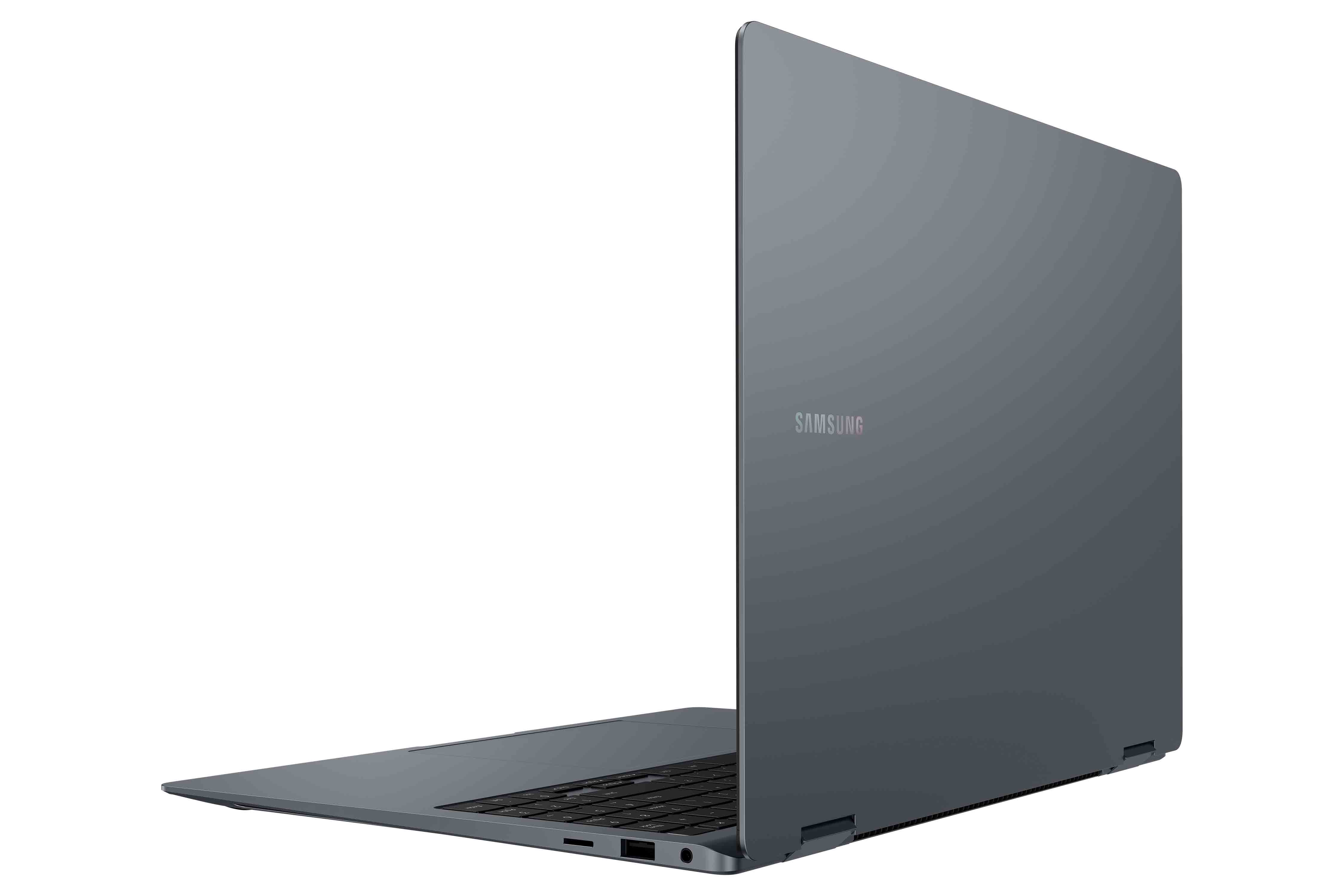 Samsung Galaxy Book4 Pro 360 Intel Core Ultra 7 155H Laptop 40,6 cm (16") Touchscreen WQXGA+ 16 GB LPDDR5x-SDRAM 512 GB SSD Wi-Fi 6E (802.11ax) Windows 11 Home Grijs