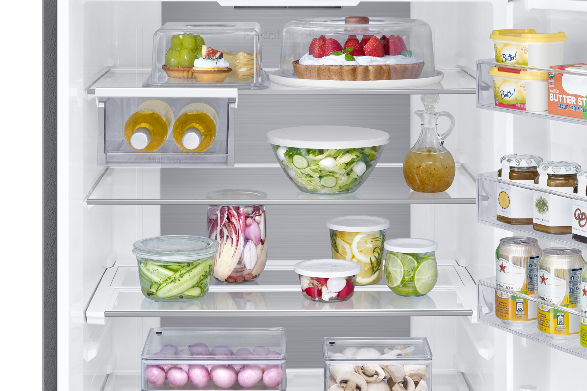 Combi-koelkast SAMSUNG RB53DG706AB1/EF / 203cm / 370-168l / A 
