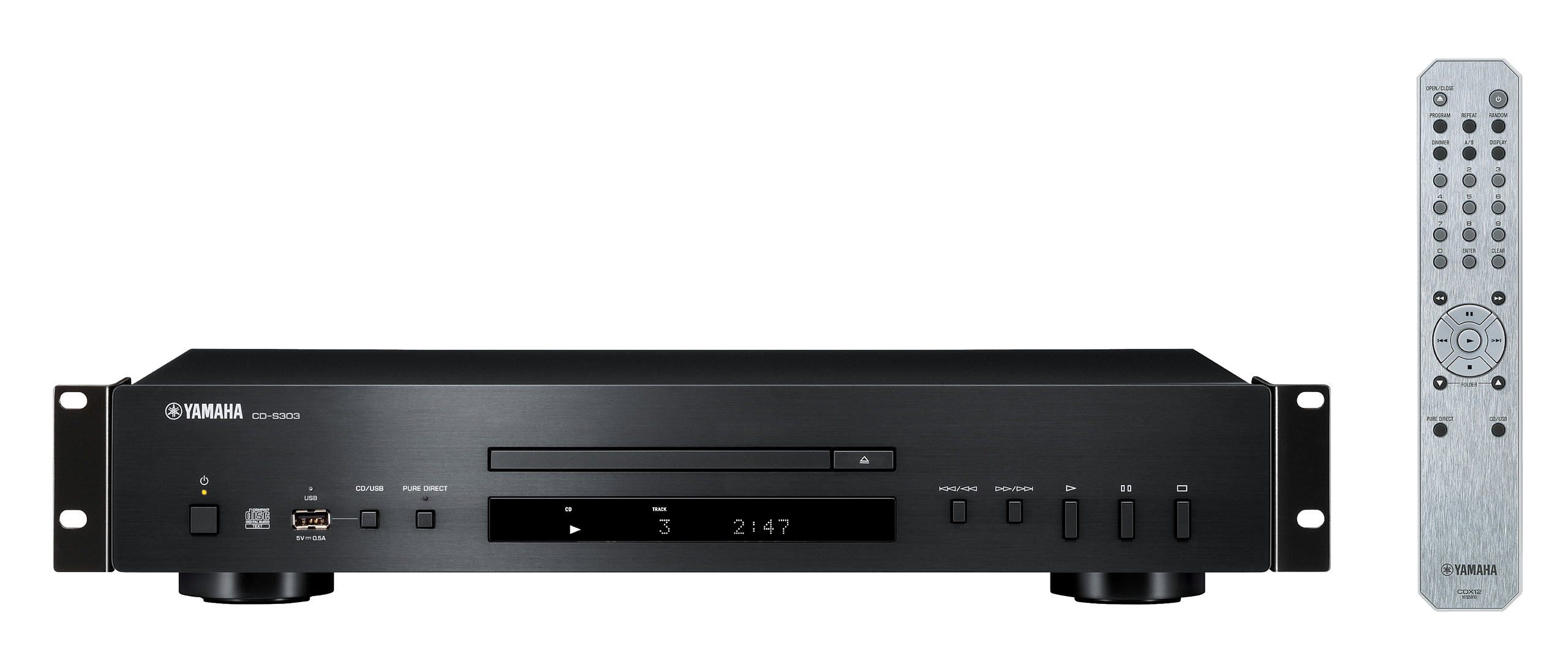 CD-speler Yamaha CD-S303 zwart