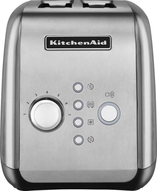 Broodrooster KITCHENAID 5KMT221ESX RVS 2 sleuven