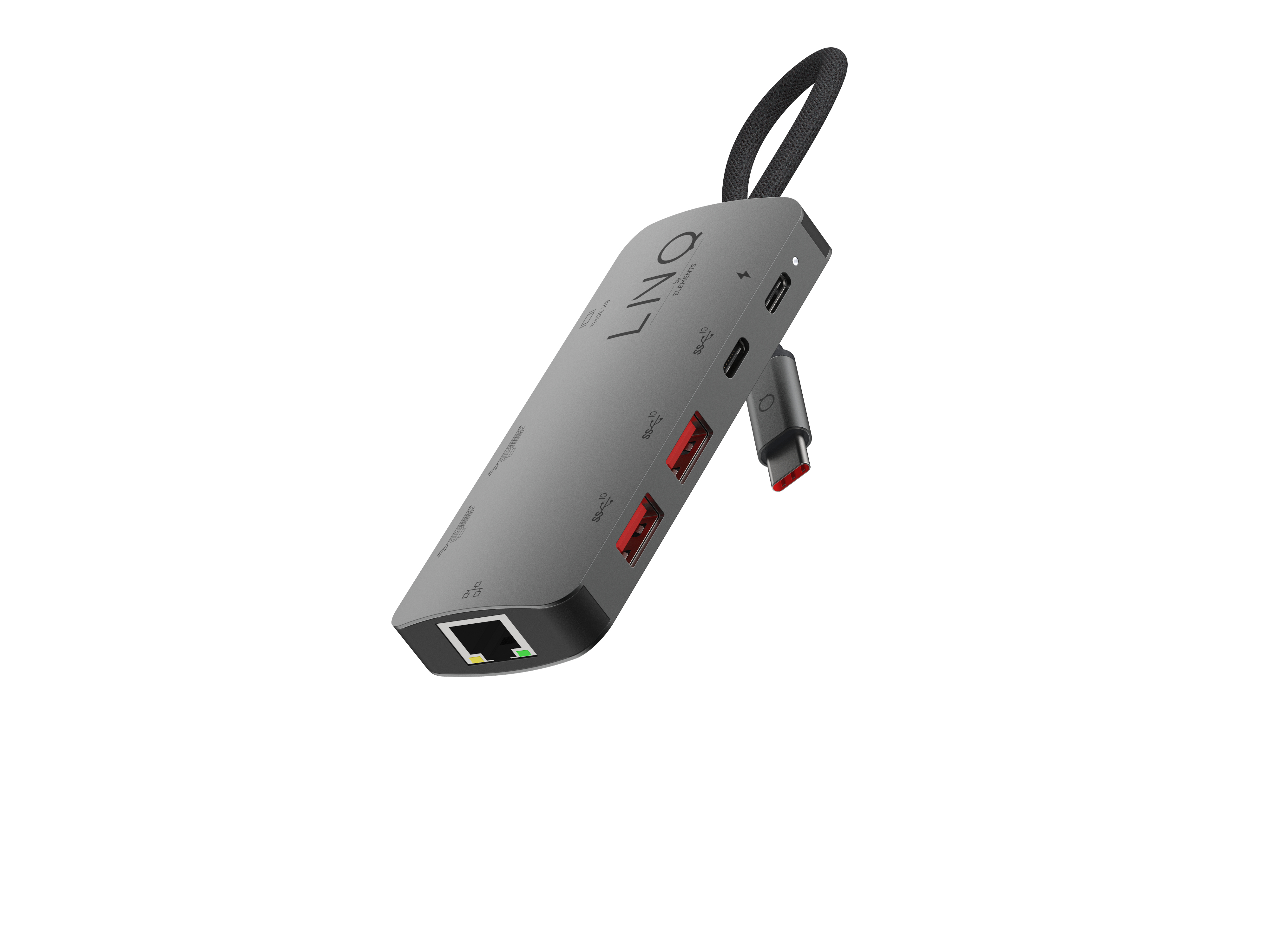 Linq byELEMENTS 8-in1 Pro 8K HDMI + 2x USB-C (1x 100W) + 2x USB-A 3.2 + 2x USB 2.0 + Ethernet