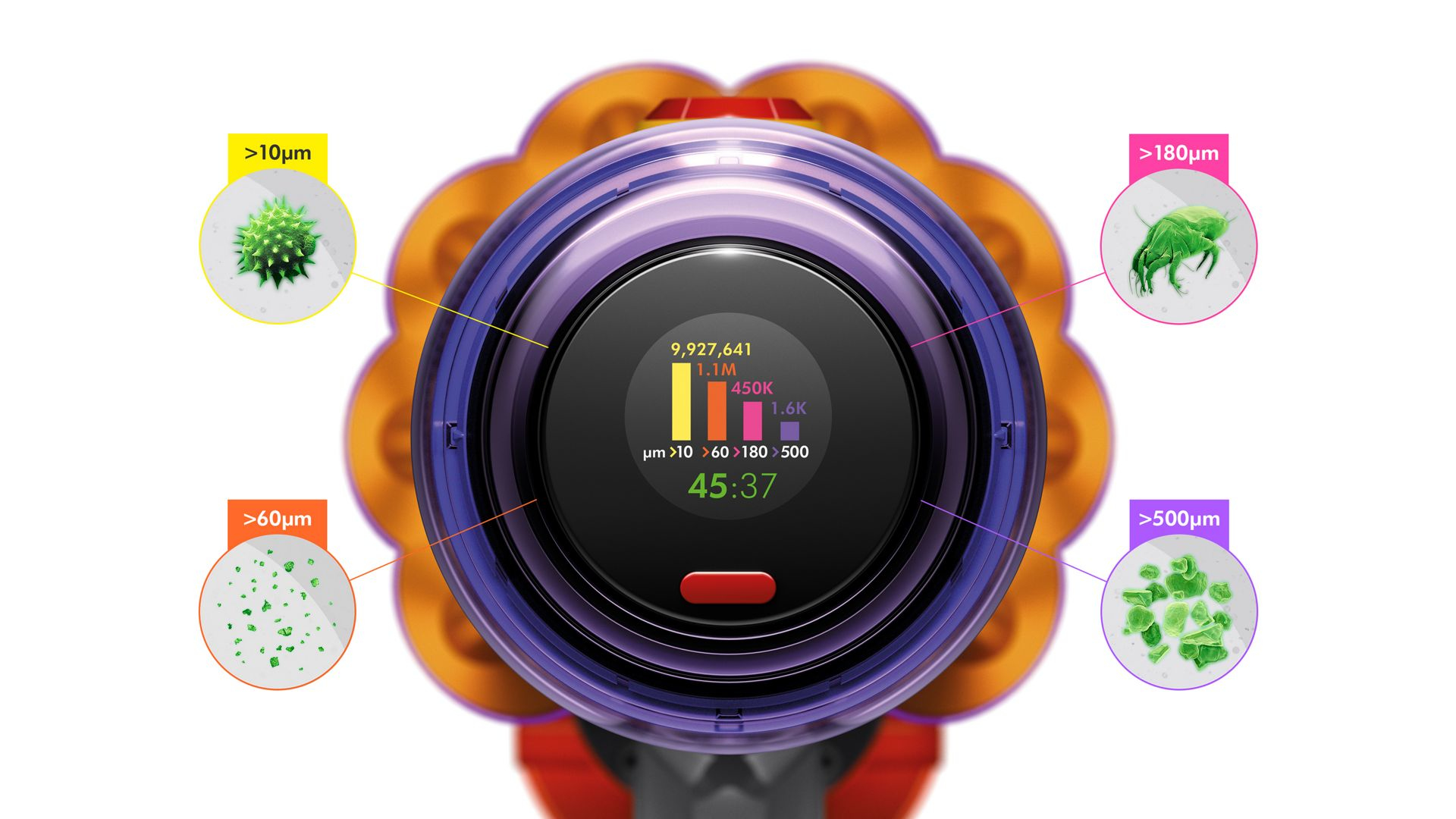 Steelstofzuiger DYSON 448884-01 V12 Detect Slim Absolute