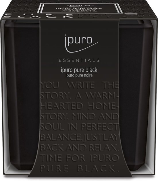 Geurkaars IPURO 26IFC1629 Essentials Pure Black / 125gr