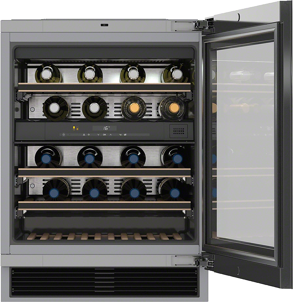 Miele KWT 6322 UG Refroidisseur de vin compresseur Intégré Noir 34 bouteille(s)