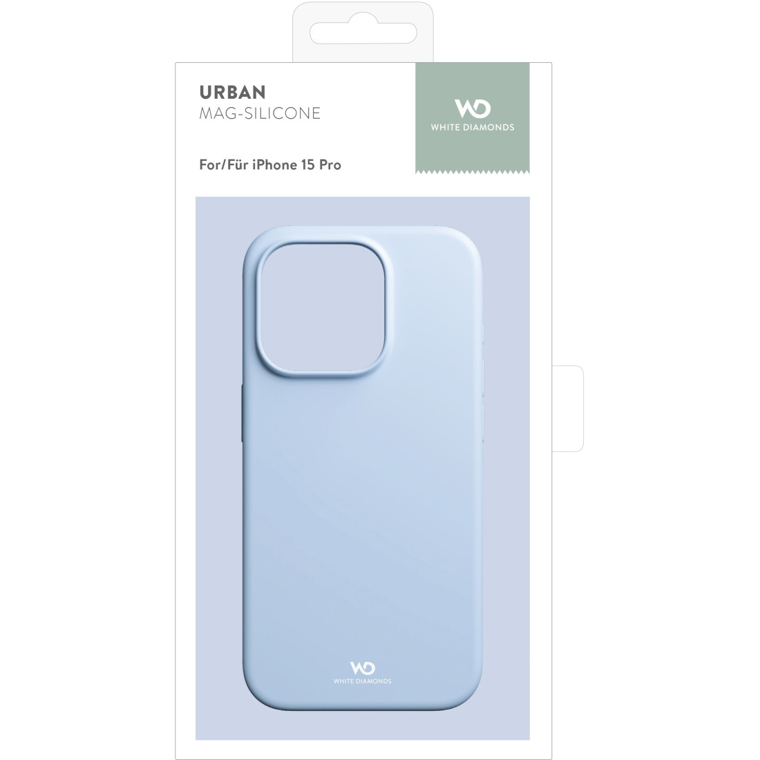 Hama Cover WD Mag Silicone Apple iPhone 15 Pro Lichtblauw