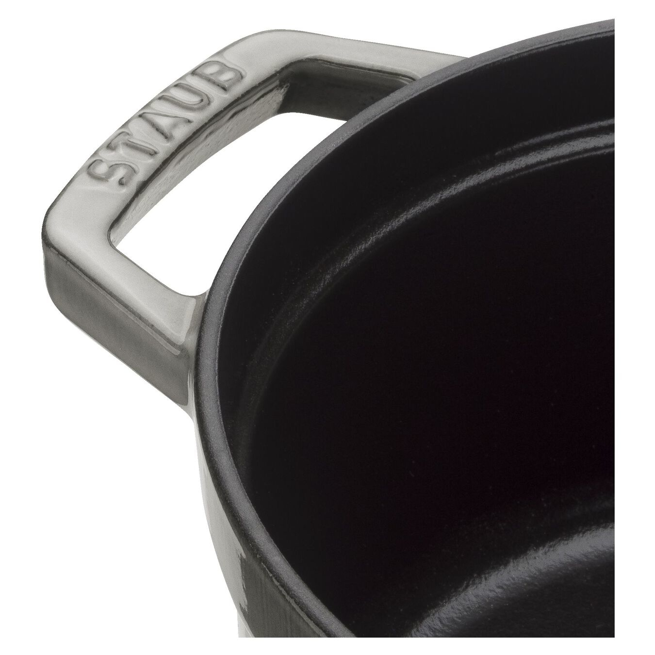 Ronde Cocotte STAUB 1102618 Grafietgrijs 26cm
