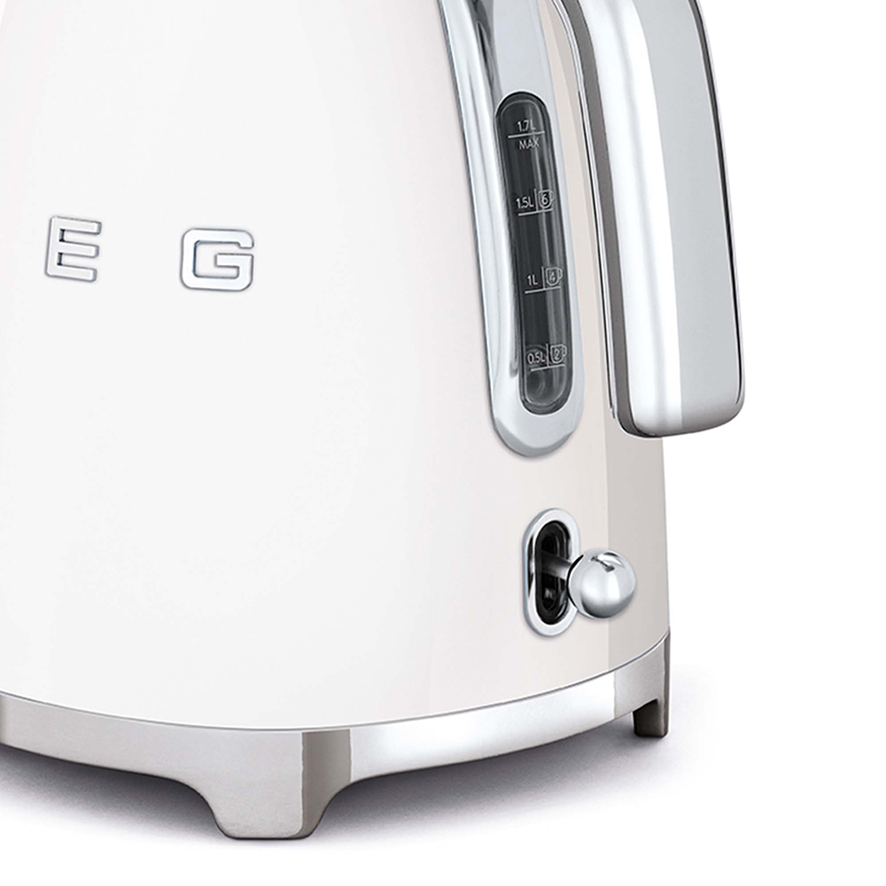 Smeg bouilloire 1,7 blanc KLF03WHEU