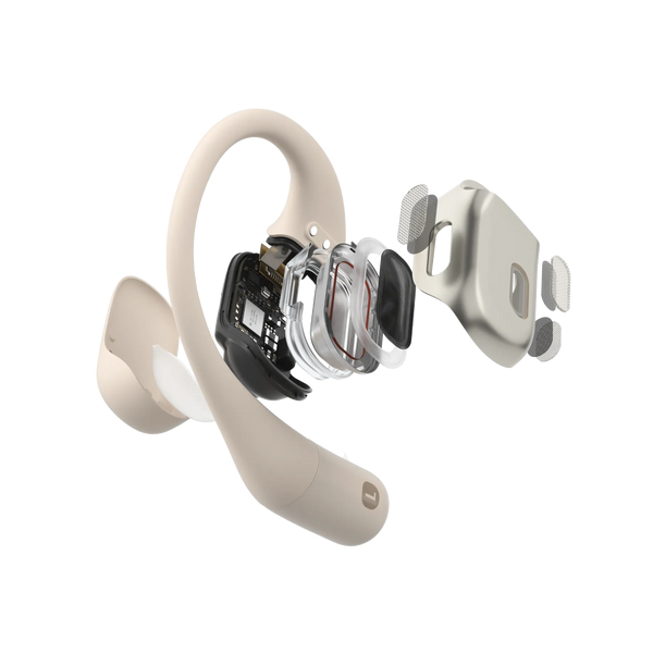Hoofdtelefoon SHOKZ OpenFit beige