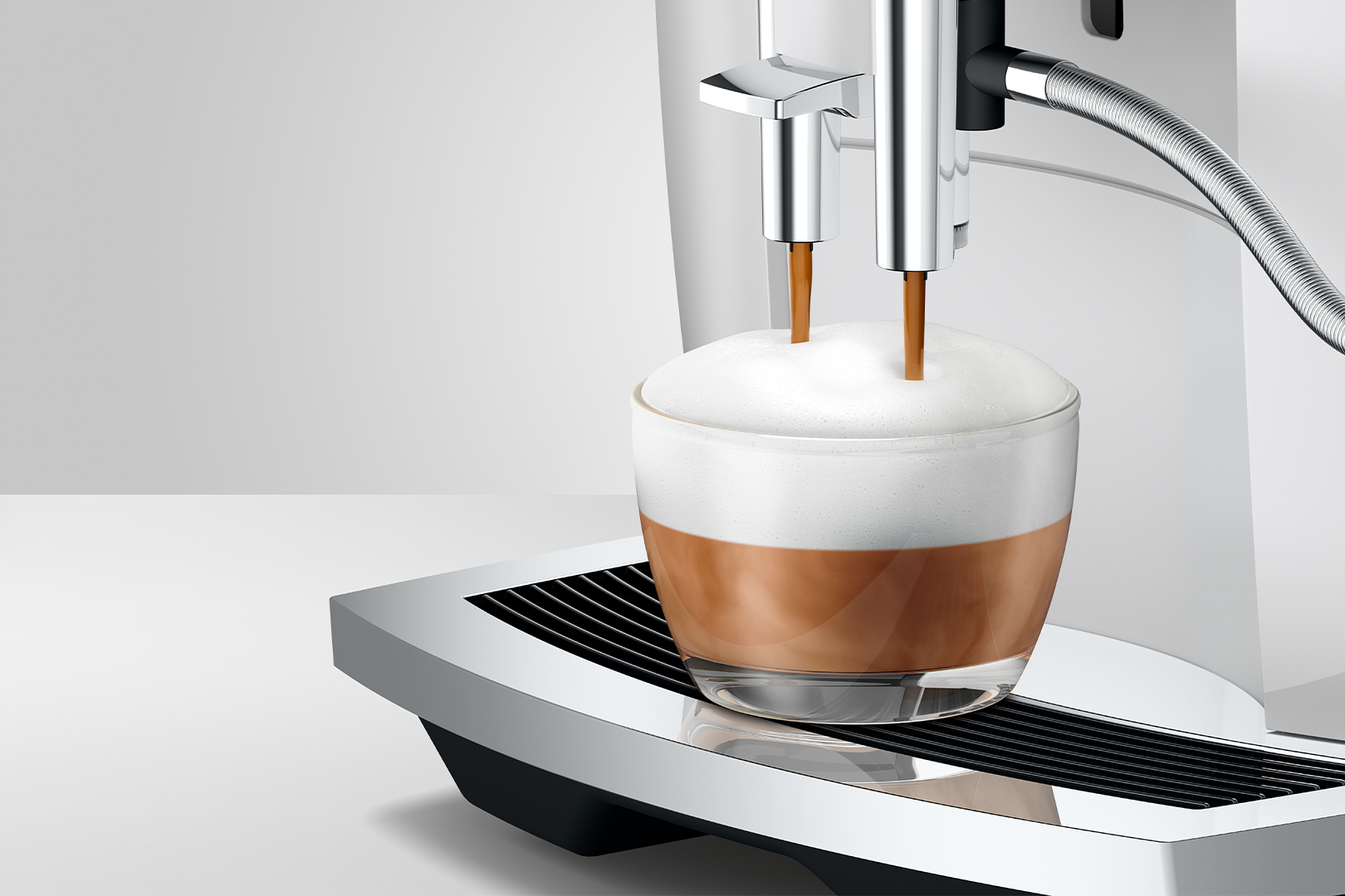 Espresso JURA 15438 E6 Piano WhiteEC