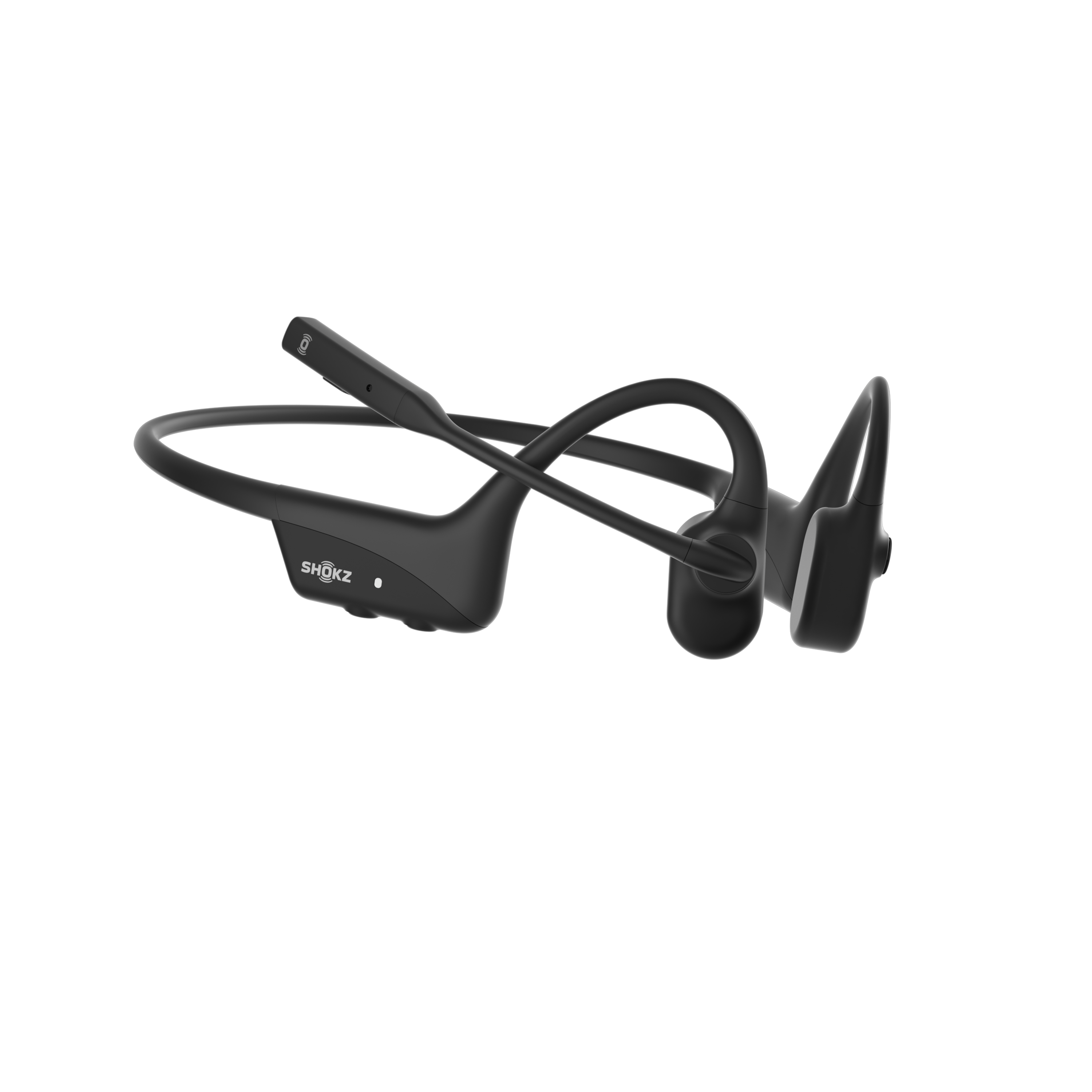 Hoofdtelefoon SHOKZ OpenComm 2 zwart bone conduction