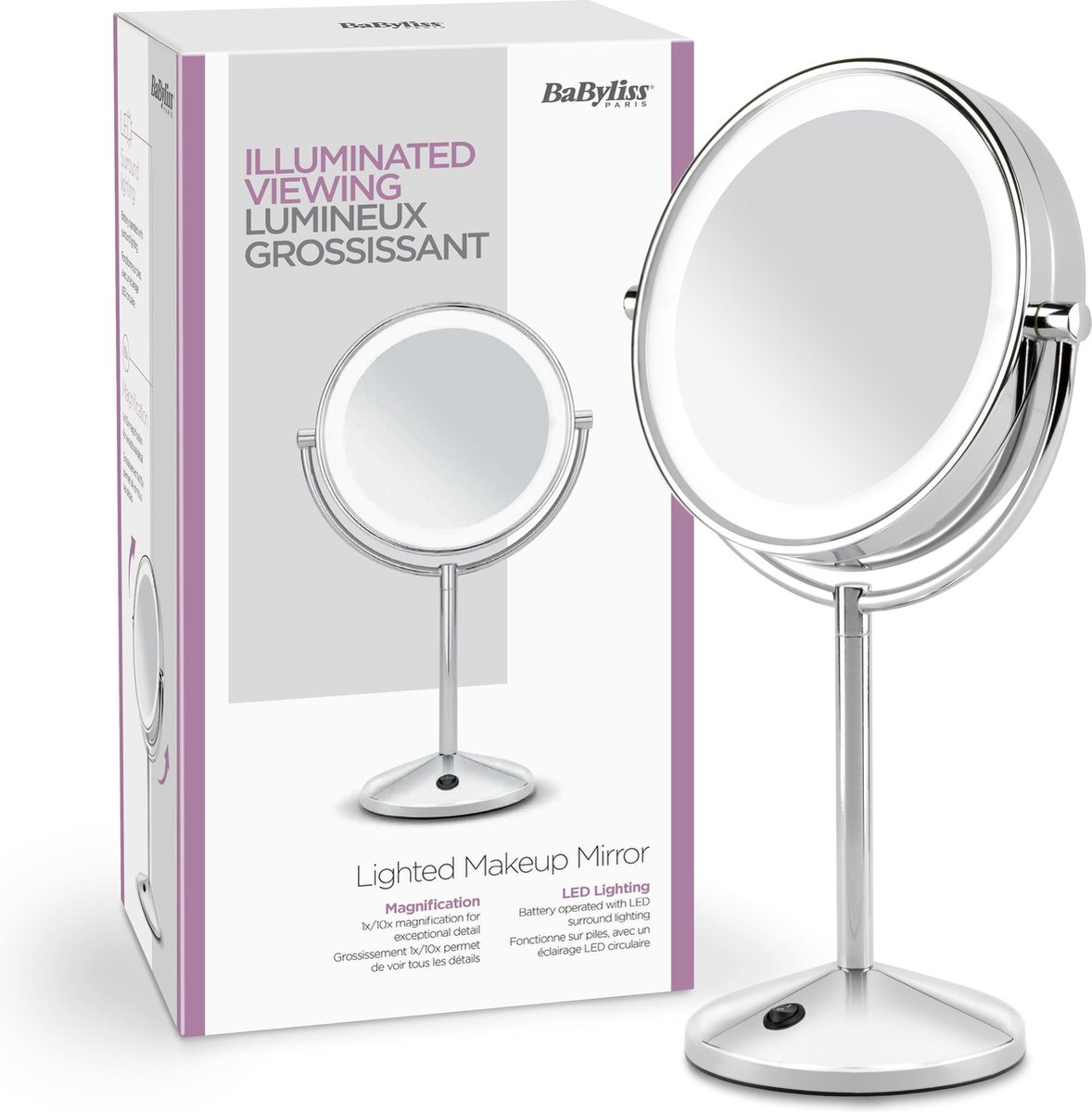 Make-Up Spiegel BABYLISS 9436E / vergroting x10