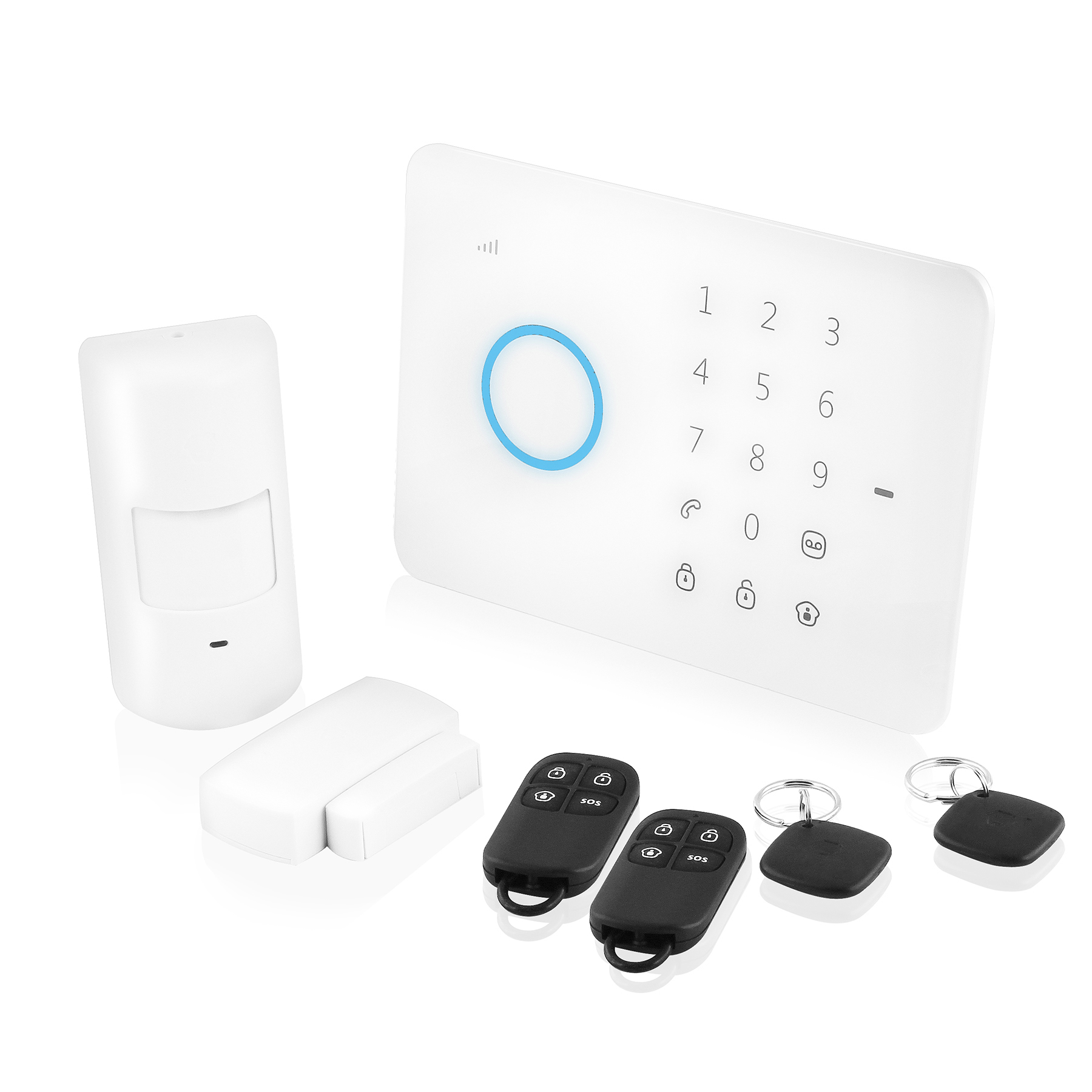 Eminent e-Alarm toegangscontrolesysteem 433 MHz Zwart, Wit