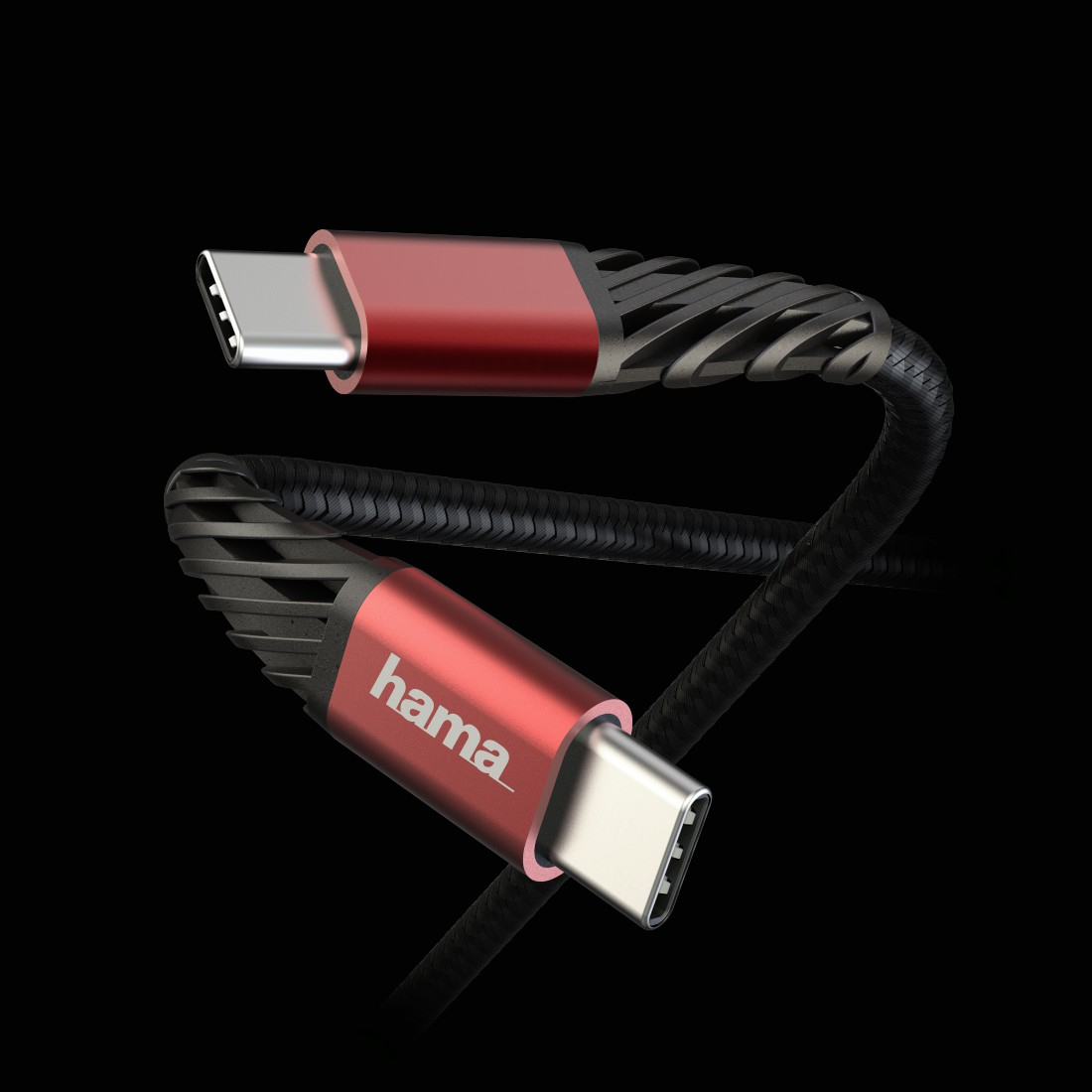 Câble USB HAMA 187219 Extreme USB-C/USB-C 1.5 m bl/rd