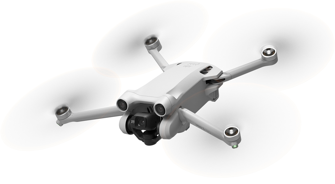DJI Mini 3 Pro (RC RM330) 4 propellers Quadcopter 48 MP 3840 x 2160 Pixels 2453 mAh Zwart, Wit