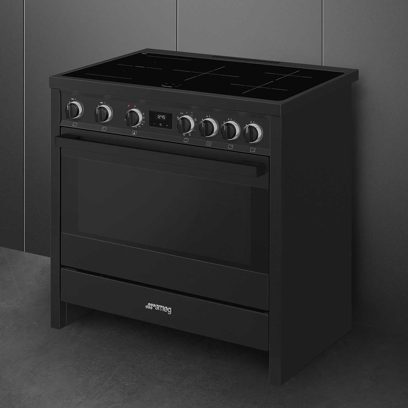 Smeg Master B95IMAN9 fornuis Vrijstaand fornuis Electrisch Keramisch Antraciet A