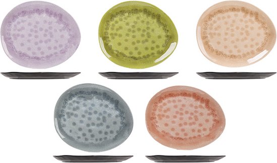 Bord COSY & TRENDY 5321028 Streetfood Go Ovaal 27,5 x 23cm