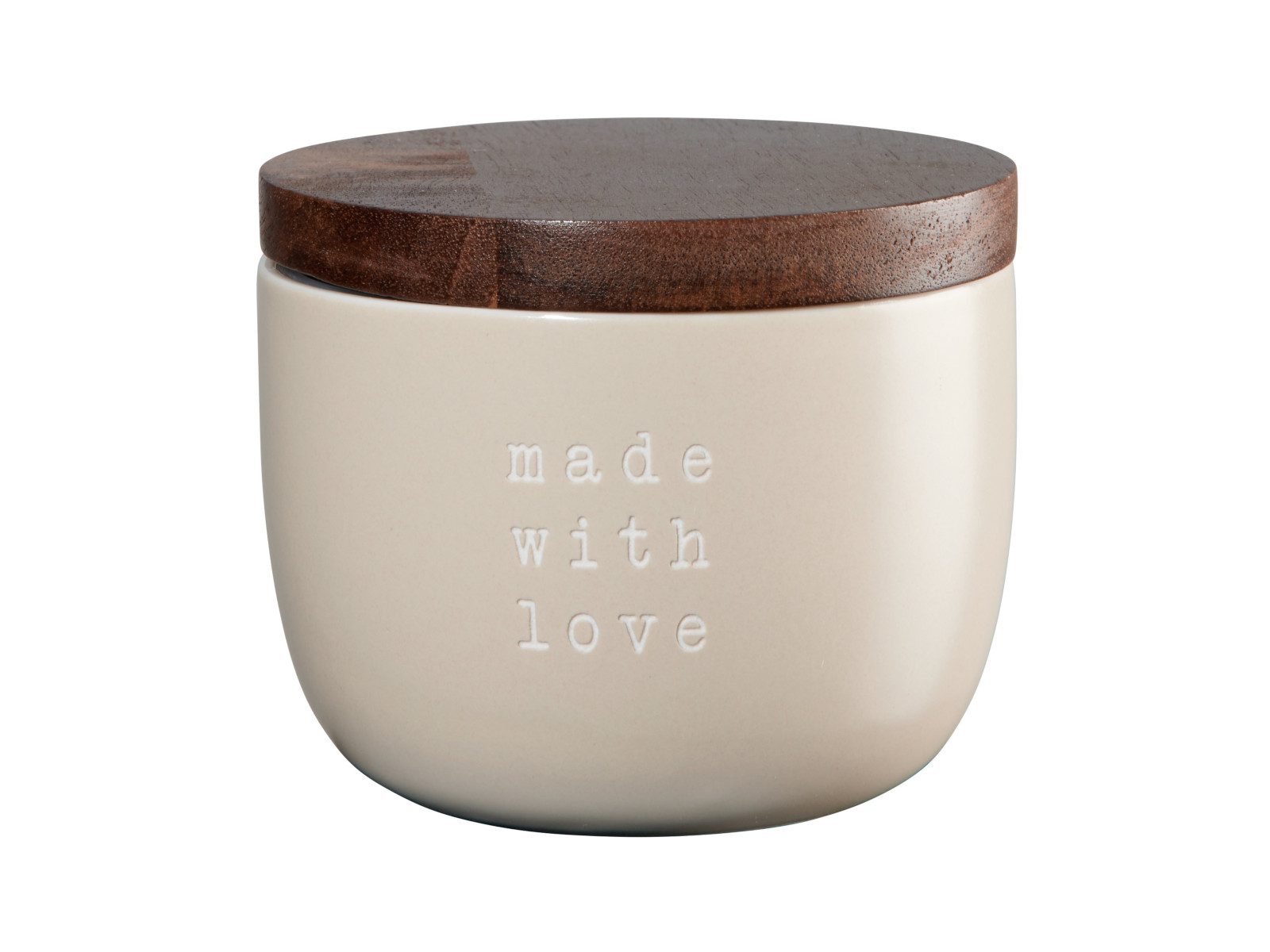 Voorraaddoos ASA 17461277 Hey! Made with love / 10cm / H8,4cm