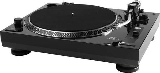 Platenspeler Music Hall USB-1, semi-auto met pre-amp