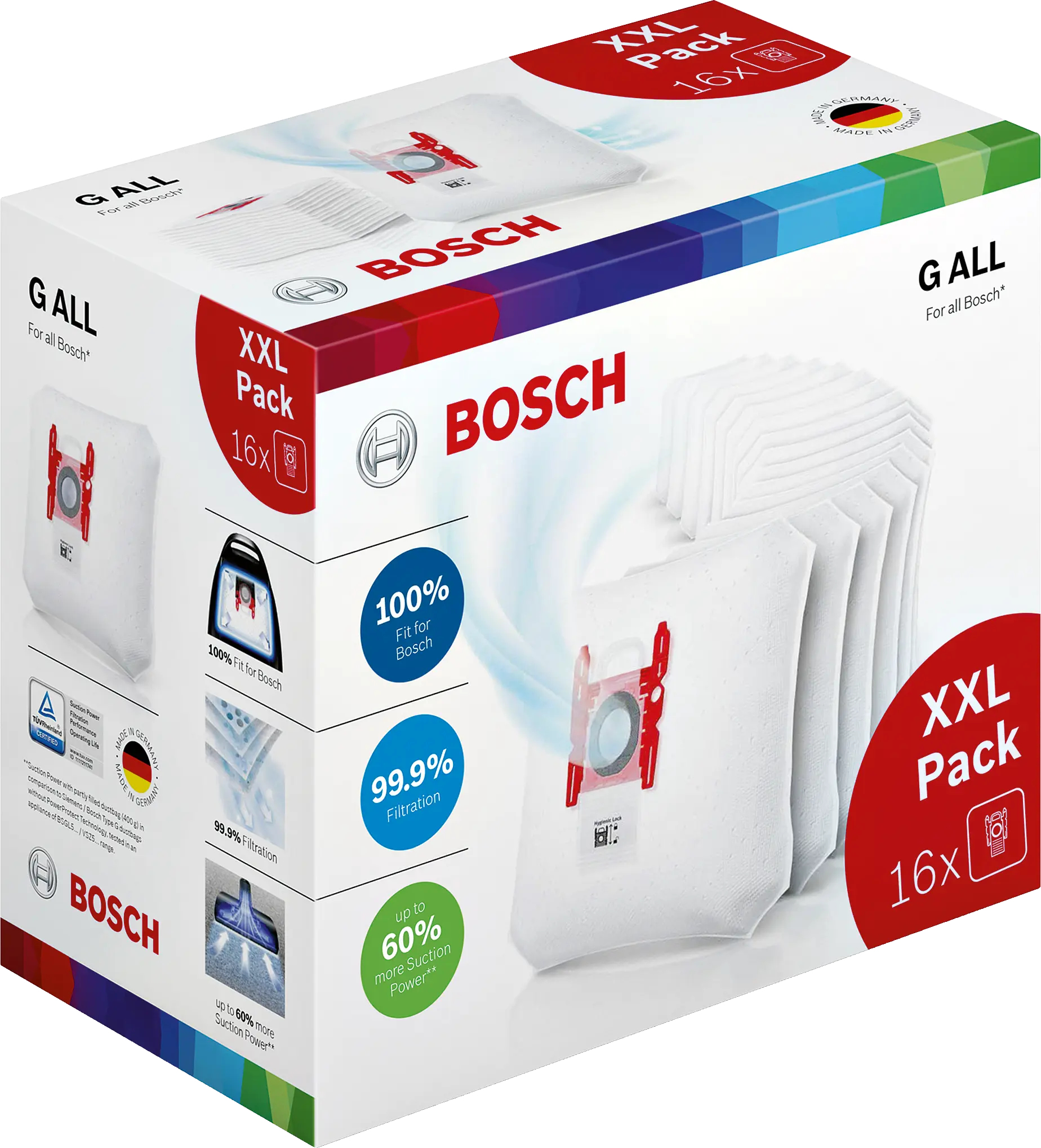 Bosch sacs à poussière 16 pcs