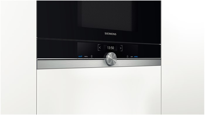 Siemens BF634LGS1 magnetron Ingebouwd 21 l 900 W Zwart, Roestvrijstaal