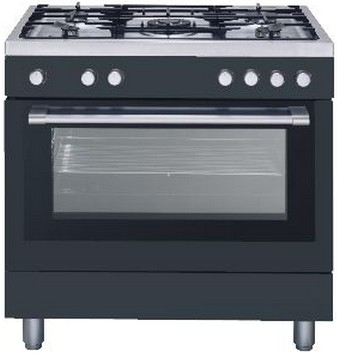 Fornuis BEKO GM15120DAPR / Antraciet / 90cm / Gas
