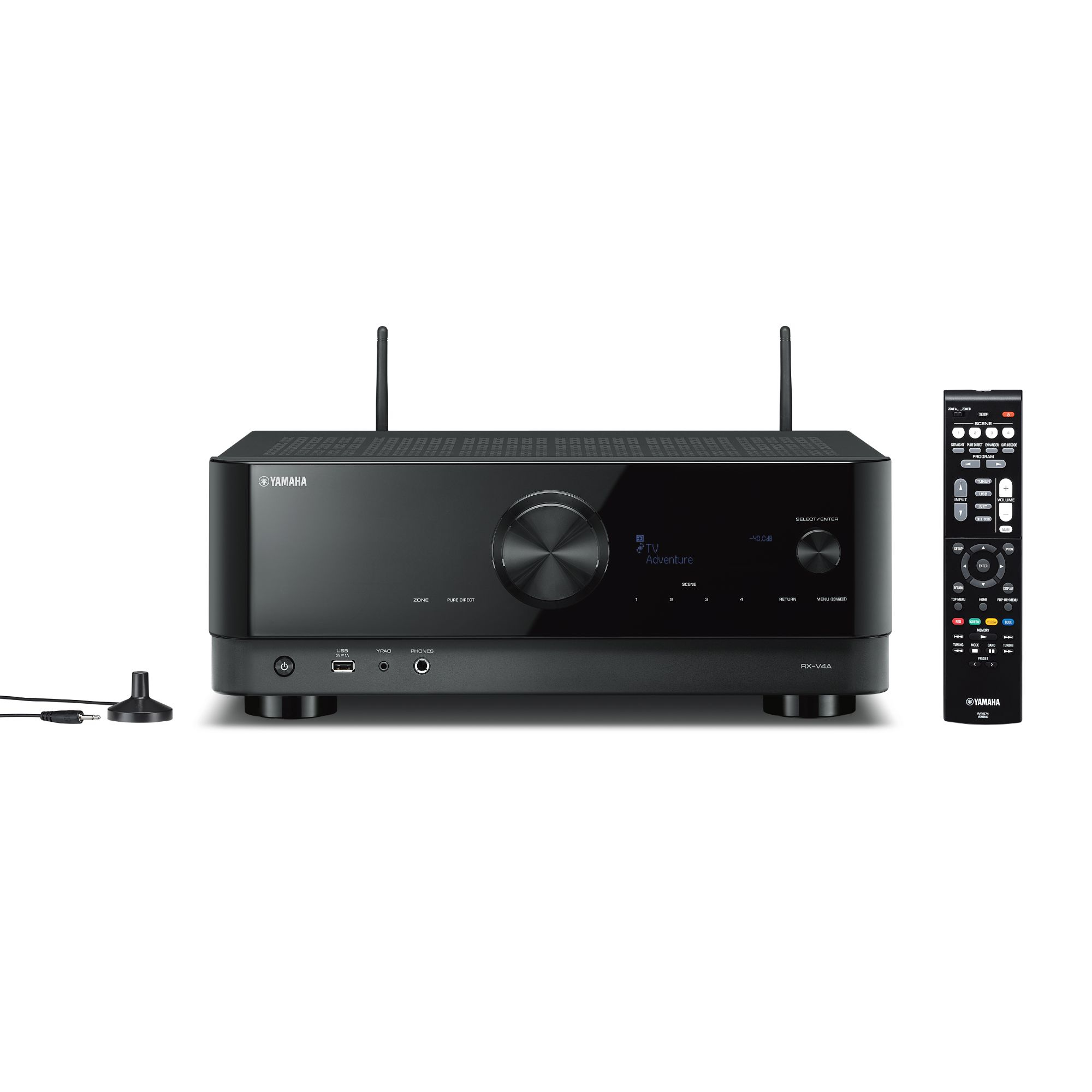 Yamaha RX-V4A 5.2 kanalen Surround 3D Zwart
