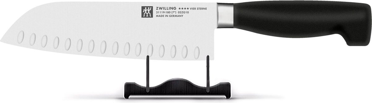 Mes ZWILLING 31119-181-0 Four StarSantoku met kuiltjes180mm