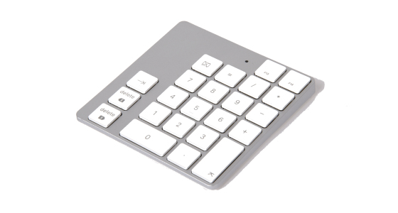 LMP 14300 numeriek toetsenbord Laptop/pc Bluetooth Wit
