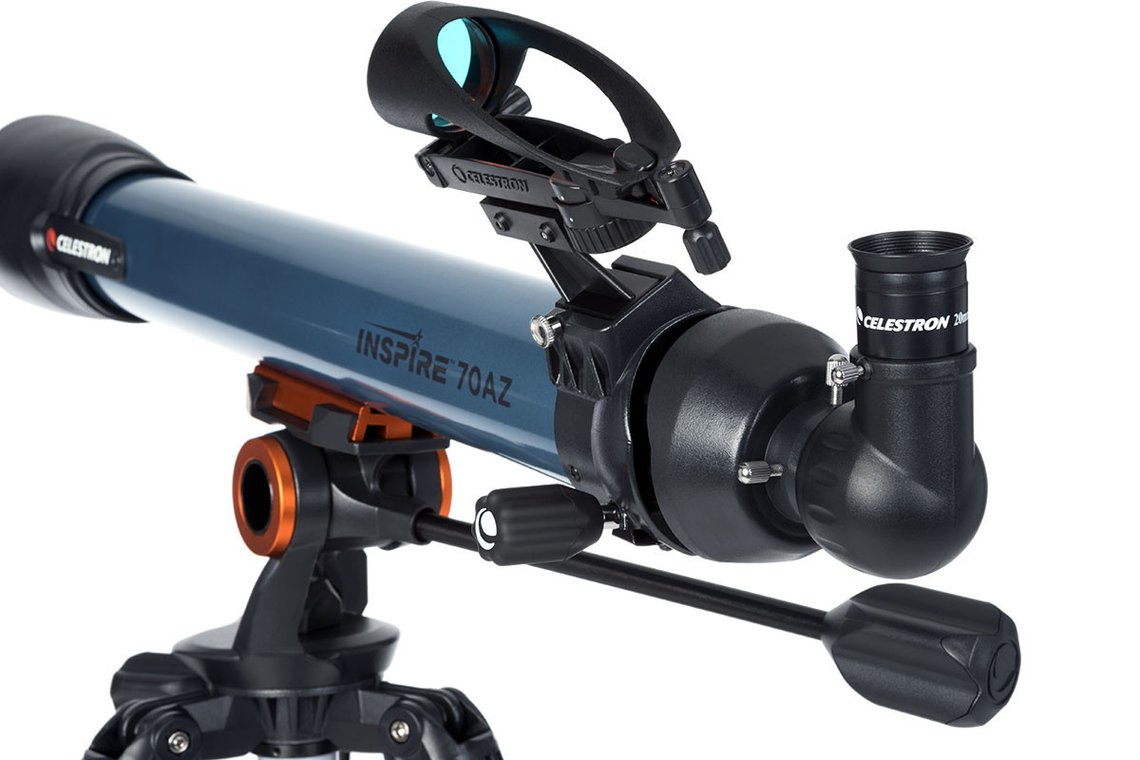 Celestron Inspire 70AZ Réfracteur 35x Noir, Bleu