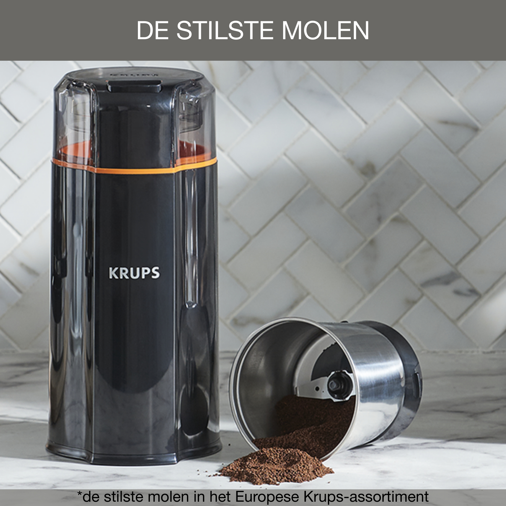 Koffiemolen KRUPS GX332810 Silent Vortex Grinder