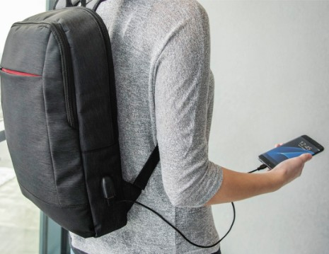 Tas (MM) HAMA 101825 Manchester Backpack 15.6" Zwart